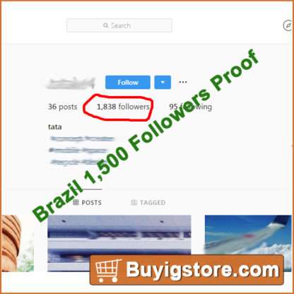 real 1500 instagram followers proof - instagram account 233 followers