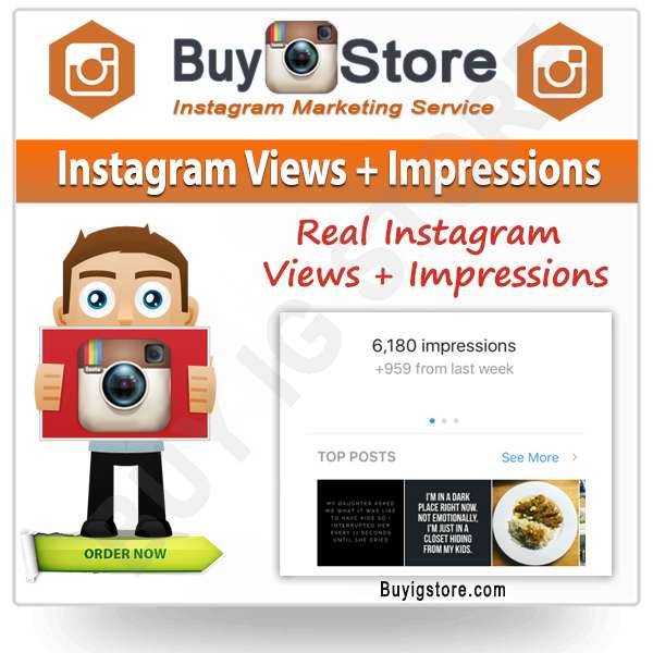 Instagram Views + Impressions